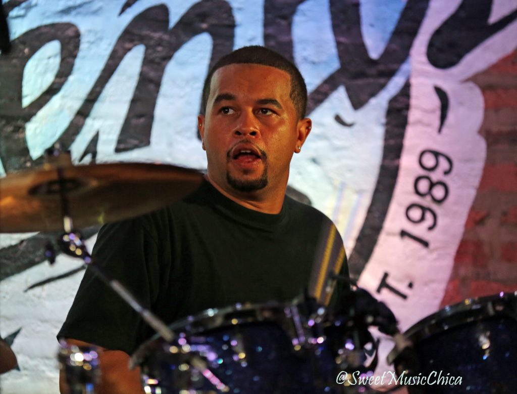 Daron Walker on drums